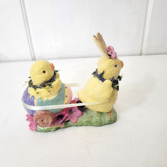 Vintage Ceramic Easter Chicks Figurine - Picture 3 of 6
